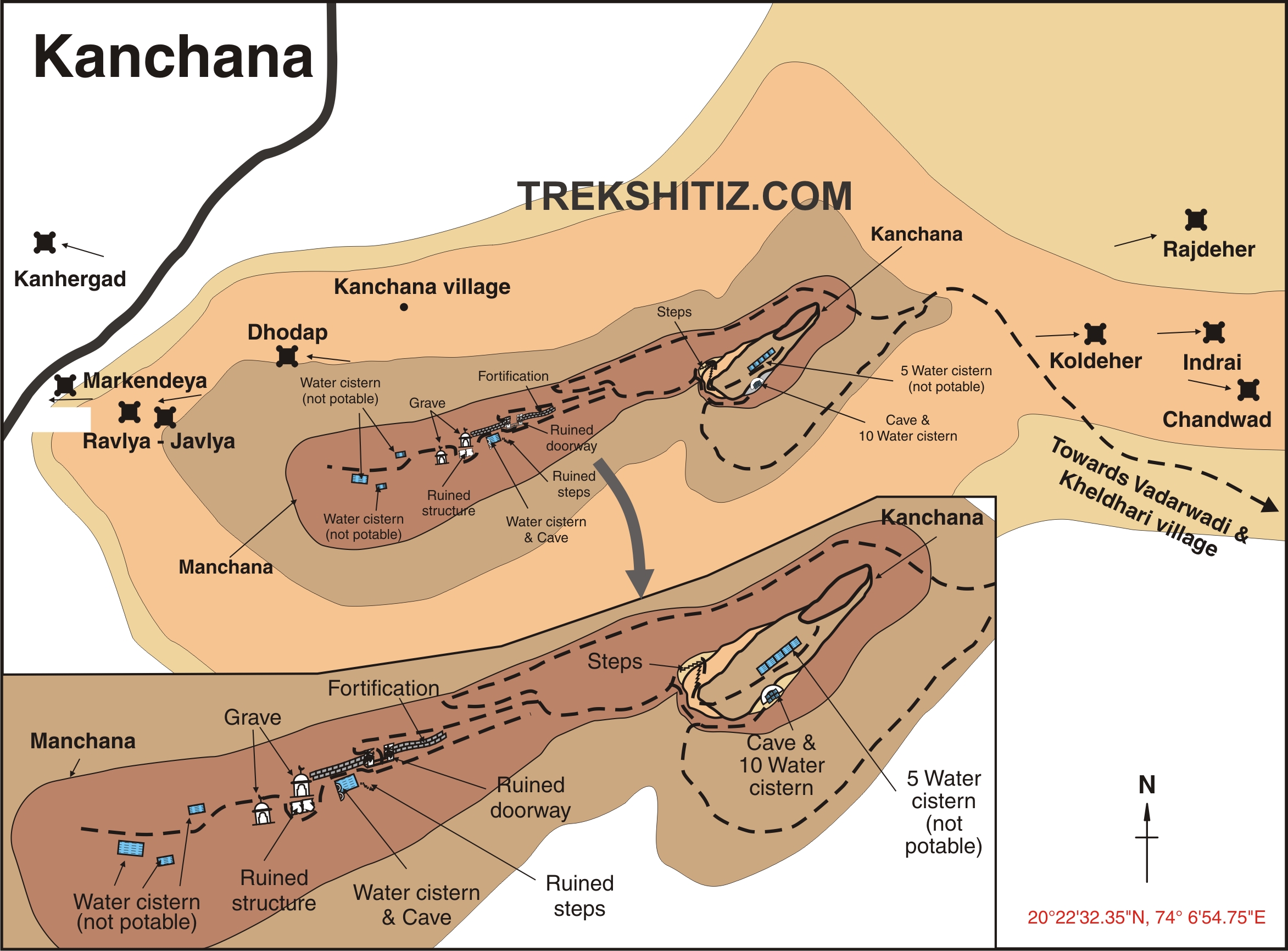 Kanchan English Map